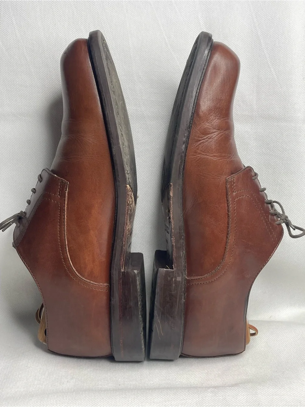 Footprints by Birkenstock Brown Leather Oxfords Size 44 Men Size US 11 / 11.5
